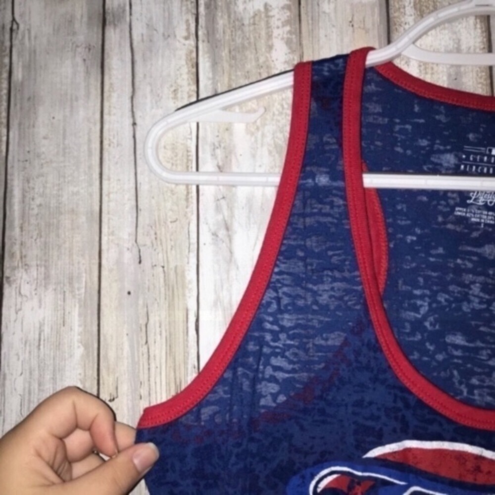 NWT Texas Rangers Sheer To Solid Blue Tank Women’s Medium - Picture 6 of 8
